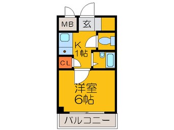 間取図 PS　HIGASHI　OSAKA