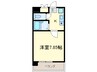 セント綾大宮 1Kの間取り