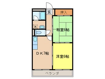 間取図 嵐山グリーンハイツ