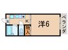 ハイム千部野 1Kの間取り