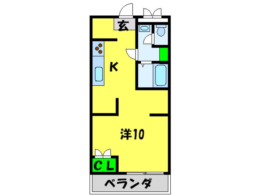 間取図 カモンコ－ト岸里