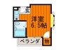 枚方パークアイランド１２５ 1Rの間取り