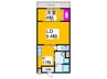 ＣＯＣＯ　ＭＯＺＵ 1LDKの間取り