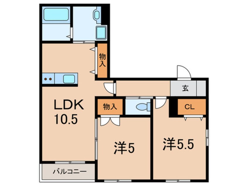 間取図 ホワイトハウス西宮北口