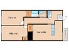 究理堂マンション(201) 2LDKの間取り