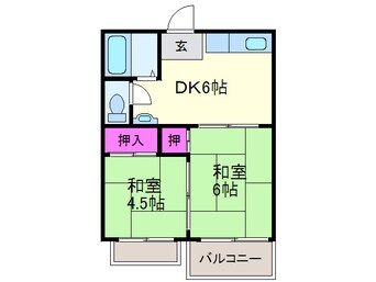 間取図 常盤ハイツ