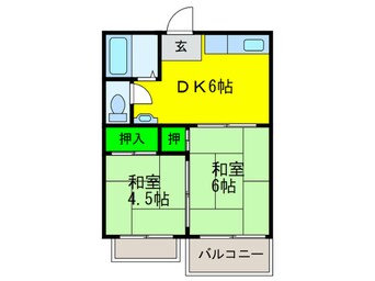 間取図 常盤ハイツ