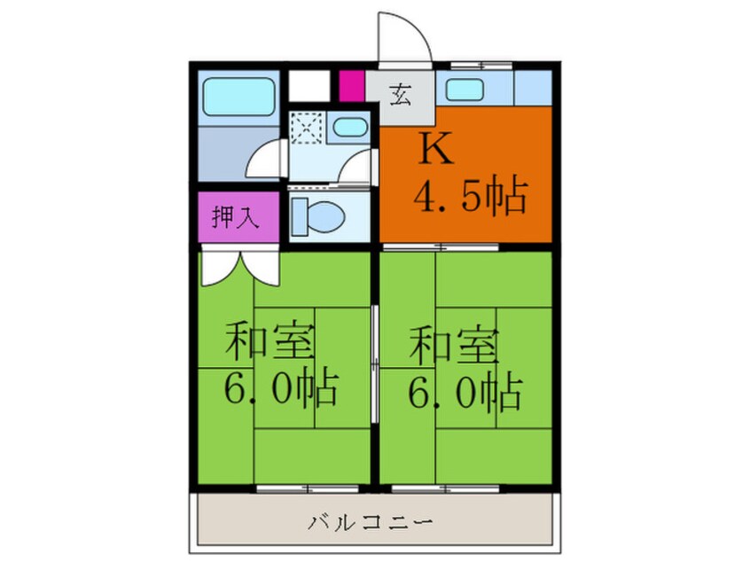 間取図 ＭＪハイツ東別府