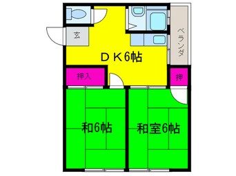 間取図 ハイツチェリー