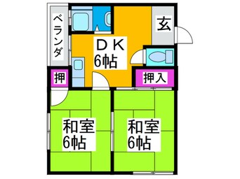 間取図 ハイツチェリー