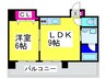 シティ－コ－ト南瓦町Ⅱ 1LDKの間取り