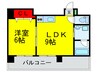 シティ－コ－ト南瓦町Ⅱ 1LDKの間取り