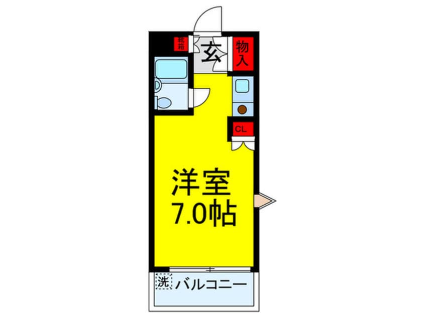 間取図 メリーヒル緑地公園