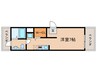 エスペランサ伊丹 1Rの間取り