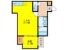 フジパレス中百舌鳥駅南 1LDKの間取り
