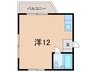 千代第一ビル 1Rの間取り