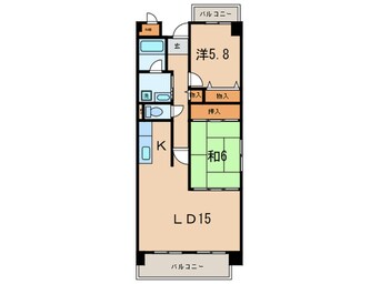 間取図 ベルパレス高木