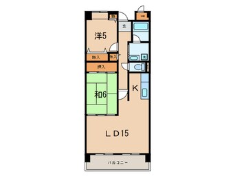 間取図 ベルパレス高木