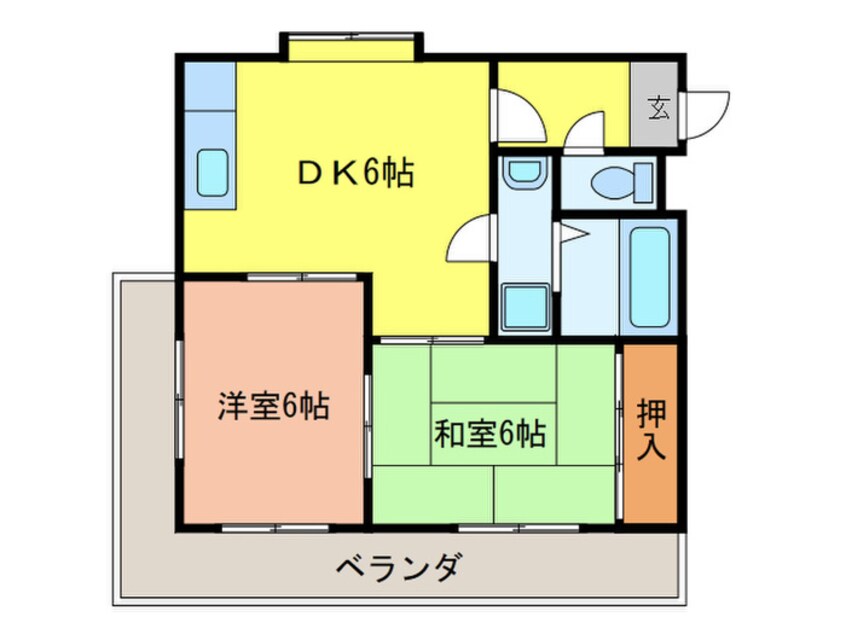 間取図 シャトレ－寿