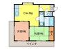 シャトレ－寿 2DKの間取り
