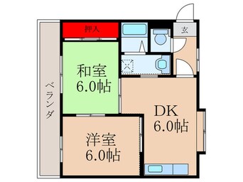 間取図 シャトレ－寿