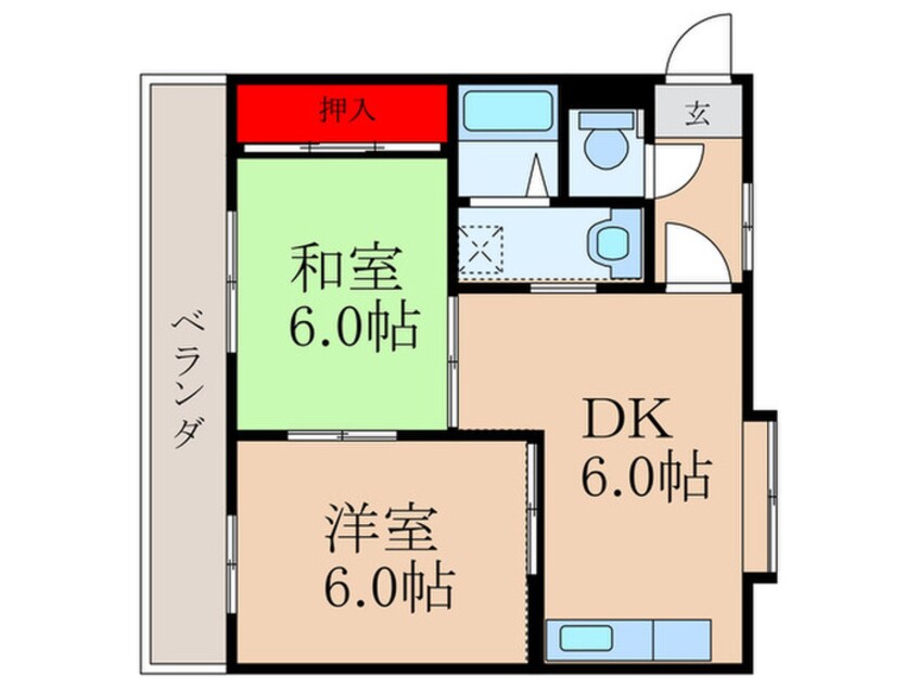 間取図 シャトレ－寿