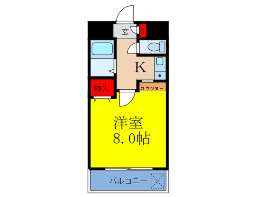 間取図 プレジデント瑞光