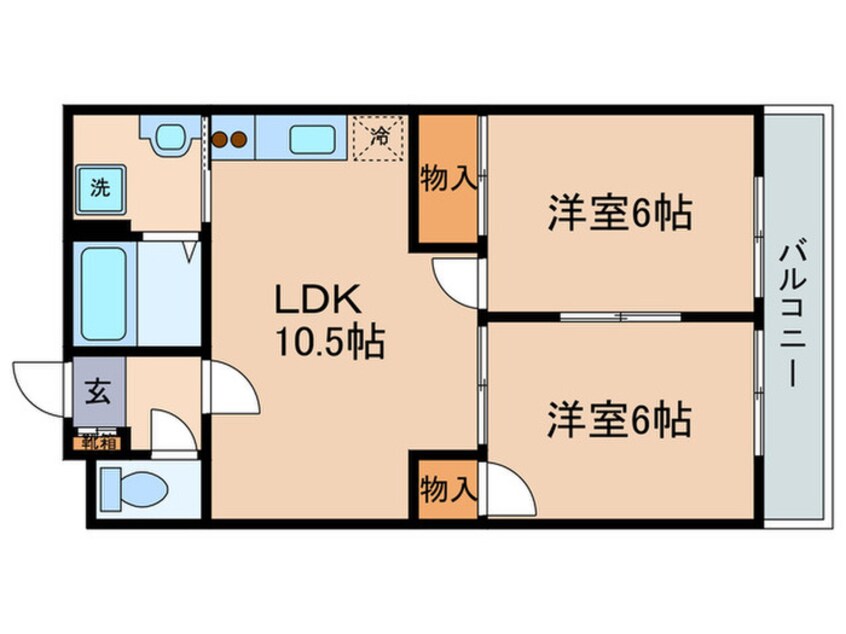 間取図 ホワイトレ－ク