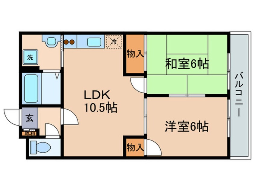 間取図 ホワイトレ－ク