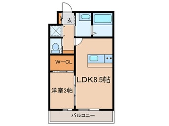 間取図 シティフラット塚口本町