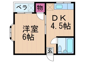 間取図 クリオコ－ト磯島