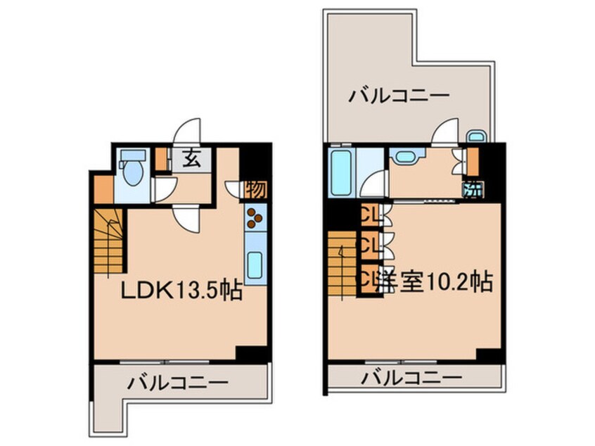 間取図 ベラジオ京都清水（３２４）