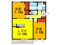 セクレ－ル北本町Ｃ棟の間取図