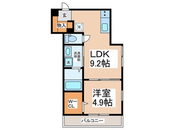 間取図 仮）泉佐野市笠松Ａ棟　新築工事