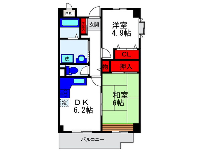 間取図 リプル豊中