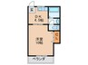 第１めぐみマンション 1DKの間取り
