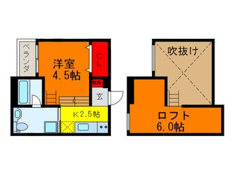 間取図 arem小若江A棟