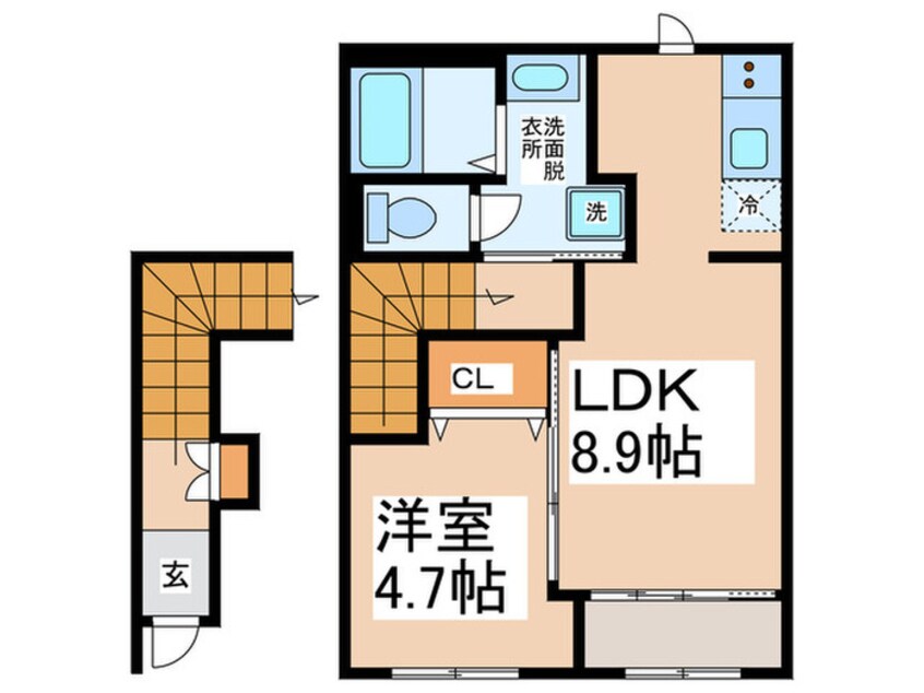間取図 仮)エテルネル8