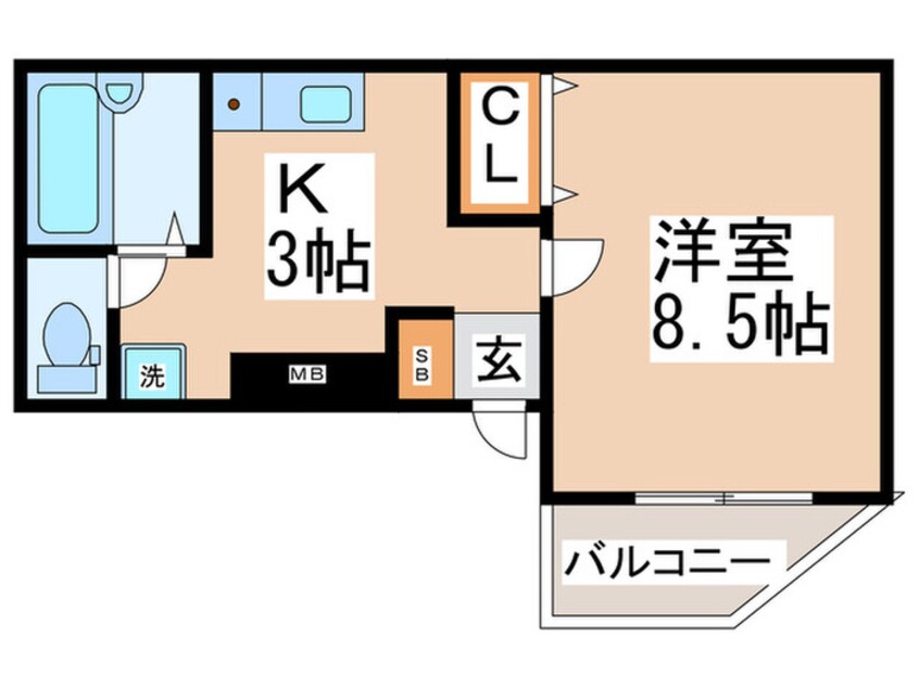 間取図 プリマールハイツ