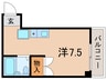 サンモールアミモ 1Rの間取り