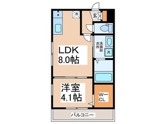 間取図 仮）泉佐野市笠松Ｂ棟　新築工事