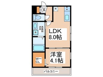 間取図 仮）泉佐野市笠松Ｂ棟　新築工事