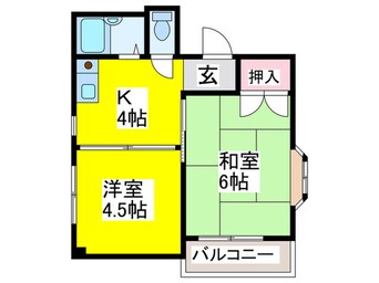 間取図 リポ－ズ平野