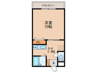 間取図 グランドハイツ高田弐番館