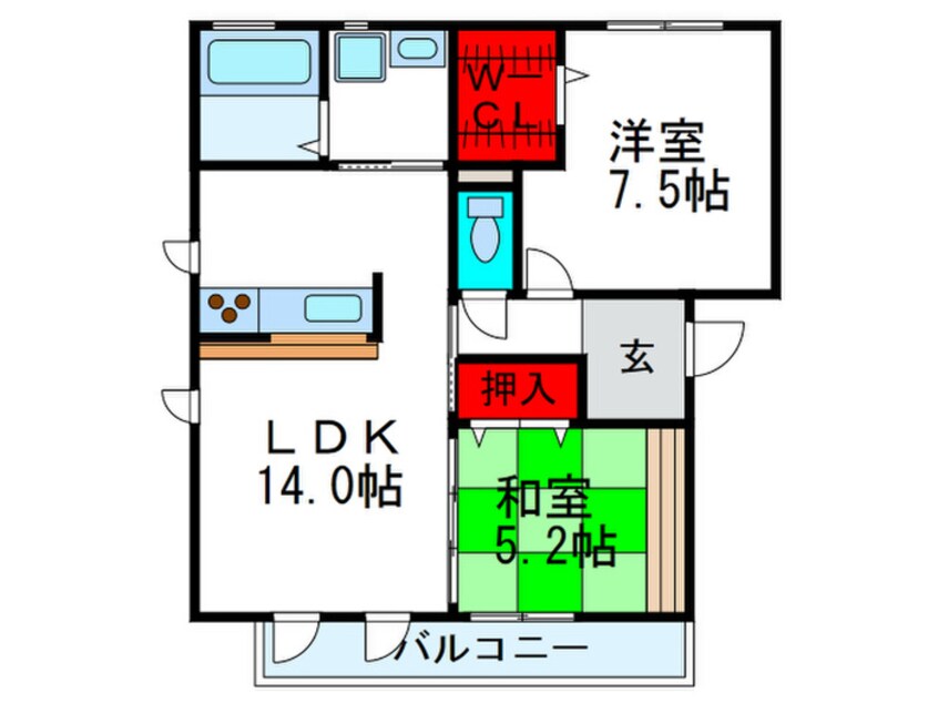 間取図 プルミエ