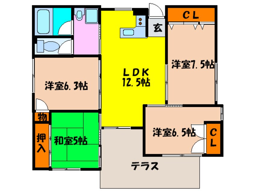 間取図 ドムス桜ヶ丘