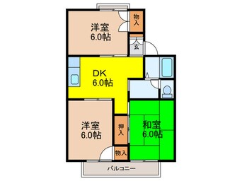 間取図 グリ－ンプラザⅠ