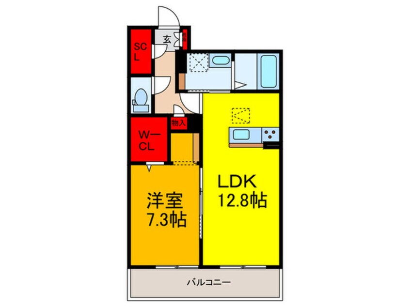 間取図 シャーメゾン　ハーモニー