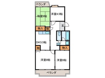 間取図 ジャデ－ン桂