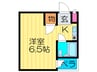 ハイツ北斗 1Rの間取り
